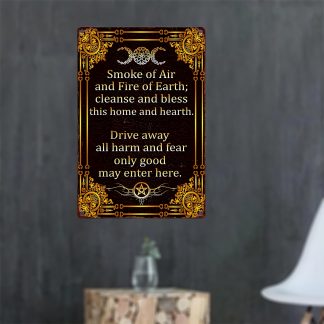 Vintage Wishes Metal Sign - Aluminum Wall Decor for Home, Bar, Cafe, Garage - Versatile English Theme Holiday Decor (8"x12")